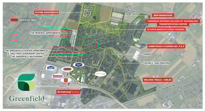 Greenfield Map New Developments